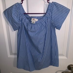 Blue & white stripe Vineyard Vines top